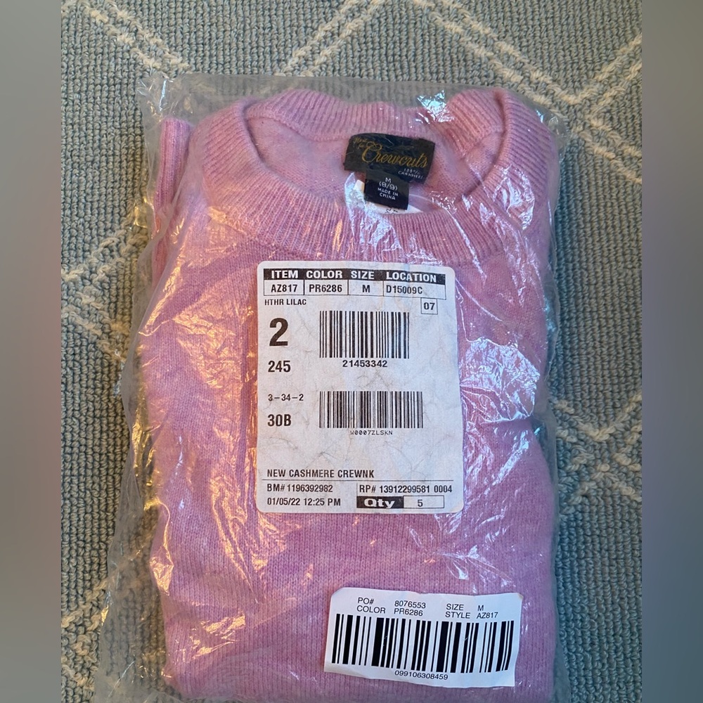 NWT Girls Size M J. Crew Crewcuts Cashmere sweater